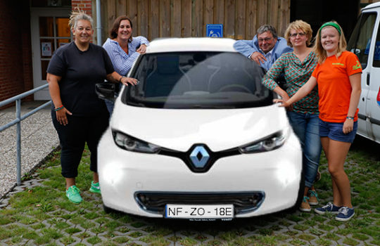 Mit der kleinen Zoe unterwegs für die Umwelt